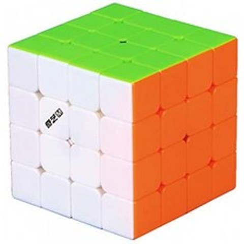 CuberSpeed QiYi MS 4x4 마그네틱 스티커 없는 속도 큐브 Qiyi Mofangge M 4x4 큐브:, 단일옵션, 1