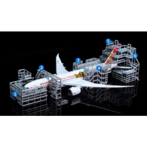 항공기 공항 디오라마 정비 플랫폼 사다리 1:400 모형, 한개옵션0