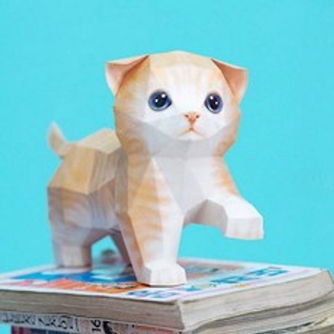 [바보사랑]스코티시폴드 고양이 DIY 페이퍼크래프트 만들기