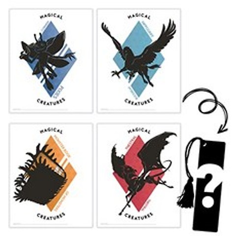 Harry Potter – Magical Creatures – Cornish Pixies Hippogriff Mon (Magical Creatures with Bookmark), 본상품