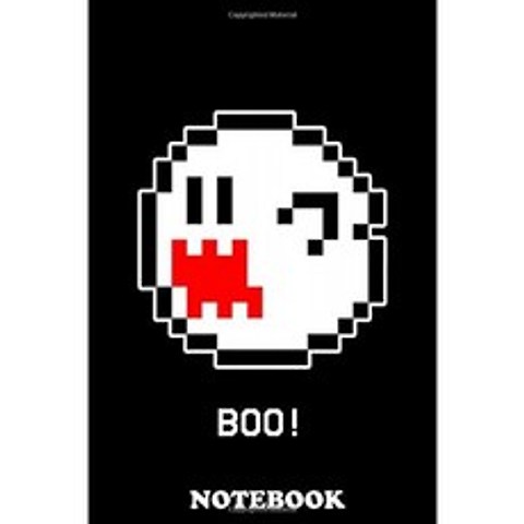 노트북 : Boo Mario Bros Inspired Ghost Displate Journal for Writing College Ruled Size 6 