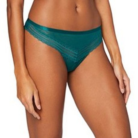 Triumph Tempting Tulle Hipster-String Thong Thong Mystic Sea L for Women, 단일옵션