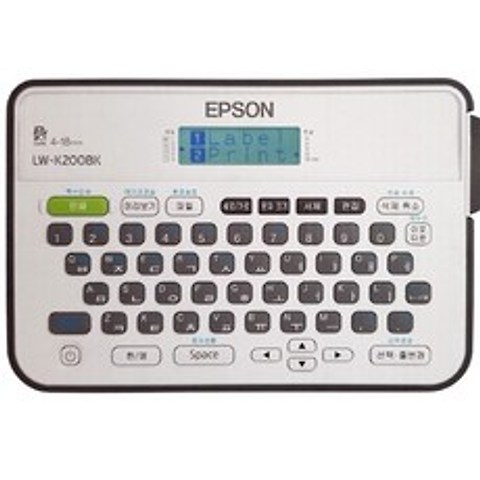 EPSON 엡손 라벨프린터 입학시즌 집정리 방수라벨 라벨기 라벨스티커 LW-K200 BK
