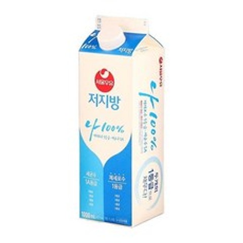 서울우유 저지방우유, 1개, 1L