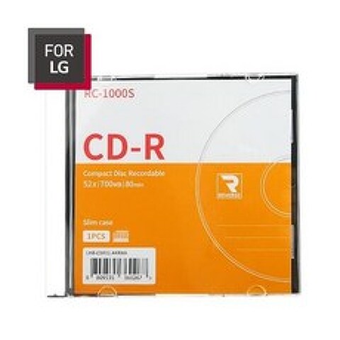 LG 공시디 RC-1000S CD-R 1장