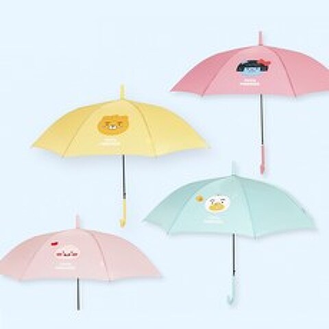 카카오프렌즈 자동우산 투명우산 장우산 수동우산 3단우산 초등우산 (라이언 어피치 춘식이 조르디)