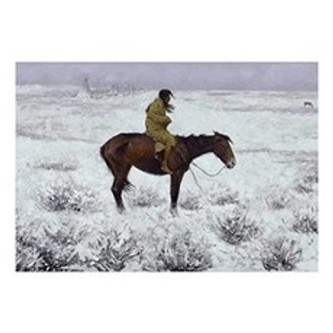 Wall26 - Frederic Remington - American Illustrator - Country Western - Co (100