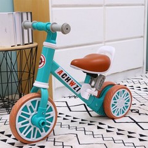 MS INTERNATIONAL 유아 아동용 바이크 밸런스 자전거 아기 두발자전거 밸런스바이크, 연블루