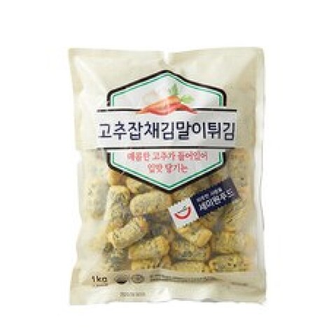 세미원푸드 고추잡채 김말이튀김 1kg, 2팩