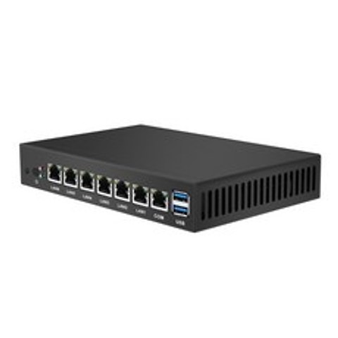 인텔 셀러론 1037U 방화벽 어플 라 이언 스 6 LAN 인텔 i211AT 기가 비트 이더넷 RJ45 VGA 2xUSB 3.0 Pfsense 라우터 미니 PC|fanless, 1개, 2GB RAM, 256GB SSD