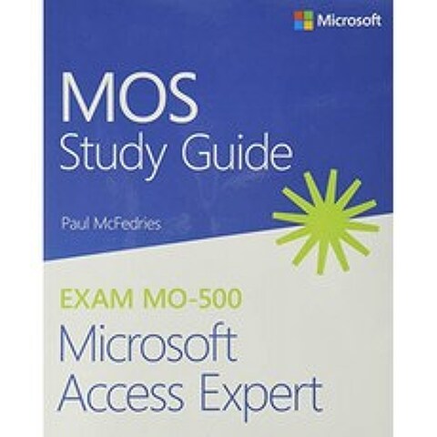 Microsoft Access Expert 시험 MO-500을위한 MOS 학습 가이드, 단일옵션