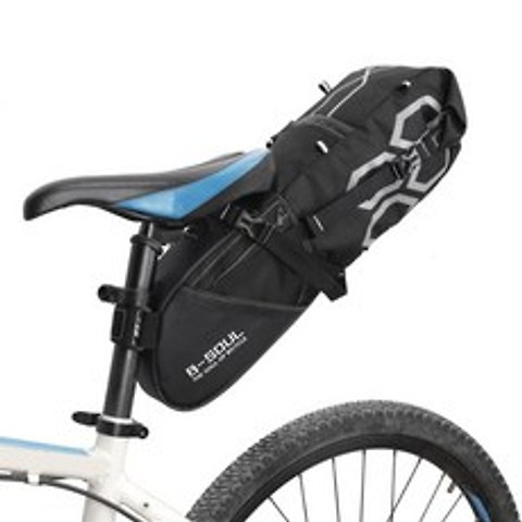 파인굿즈 자전거 종주 가방 12리터 안장가방, 자전거 종주 가방 블랙
