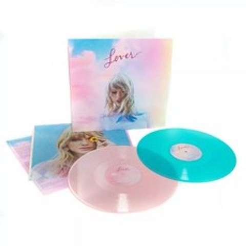 테일러 스위프트 Lover 엘피 LP 바이닐 디스크 2개 세트 Taylor Swift Lover Vinyl 2-Disc Color Set