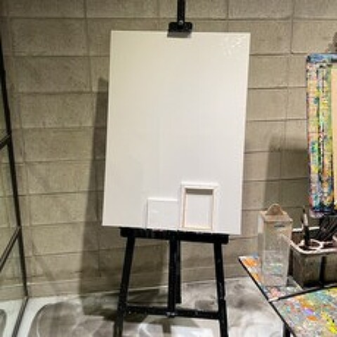 데코와바 면천 미술 유화캔버스 미니 대형 사이즈, 1개, 60x90