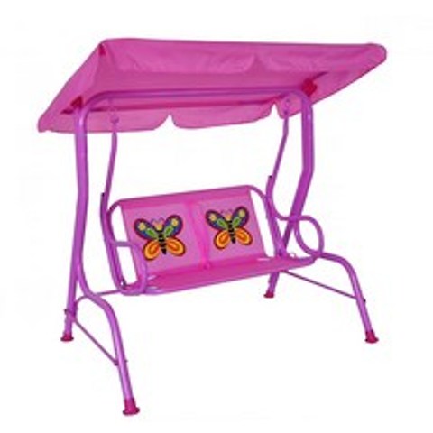 2인용 소형 실내 그네 스윙 의자 가정용 유치원 장난감, 나비
