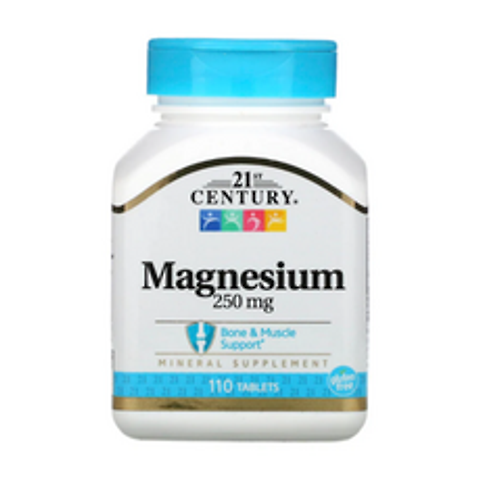 21st Century Magnesium 21 센츄리 마그네슘 250mg 110정 4팩 총440정