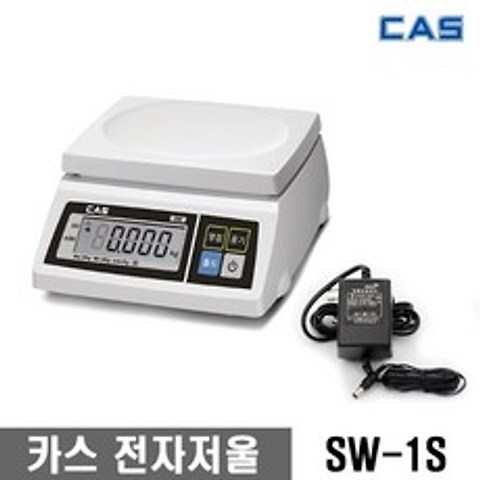 카스 CAS 디지털 전자 저울 주방 2KG 5KG 10KG 20KG 30KG 계량, SW-30K(아답터포함_최대30kg_단위10g)
