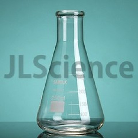 [JLS] 강화유리 삼각플라스크 Boro3.3Glass ErlenmeyerFlask, 1개, 50ml