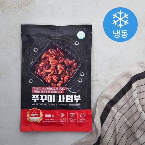 쭈꾸미 사령부 매운맛 (냉동), 600g, 1개