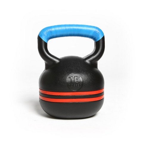 반석스포츠 K 케틀벨 + 그립 테이프 세트, 블랙(케틀벨), 파랑색(테이프), 16kg