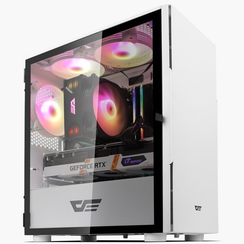 로켓PC Gamma intel No 2. 화이트 조립컴퓨터 본체 (인텔11세대 i7-11700 RTX3060 12GB WIN미포함 삼성 16GB NVMe 512GB ), 기본형