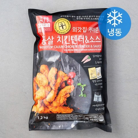 외갓집 케이준 통살치킨텐더 & 소스 (냉동), 1.2kg, 1개