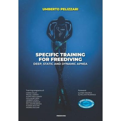 (영문도서) Specific Training for Freediving Deep Static and Dynamic Apnea, Independently Published
