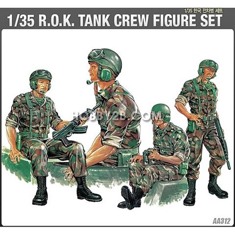 (13251)(2) 1/35 대한민국 육군 전차병 세트 (ROKA TANK CREW FIGURE), 1개