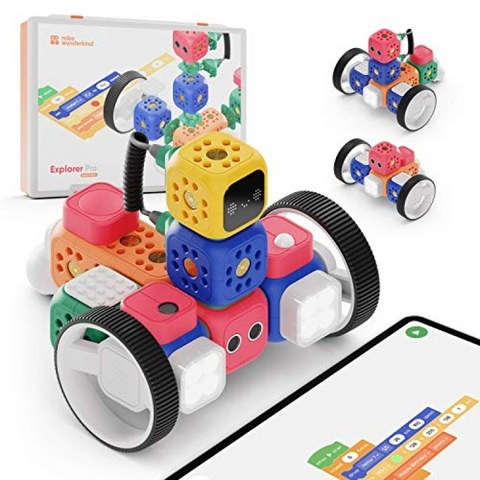 5 세 이상 어린이를위한 Robo Wunderkind 로봇-수상 경력에 빛나는 교육용 장난감으로 남학생과 여학생에, 단일옵션