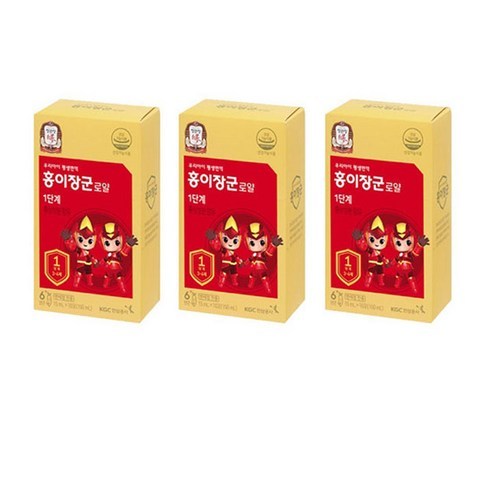 정관장 홍이장군 로얄 1단계 15ml x 30포 (겉케이스 없음), 1박스