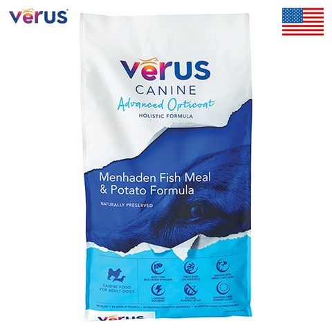 베루스 사료 어드밴스드 옵티코트 Verus Pet Foods Opticoat(EU인증 미국생산/나이많은 노견건강 /전 연령대/기능성 / 알러지 / 눈물 / 당뇨/간/곡물포함 ), 1.8kg