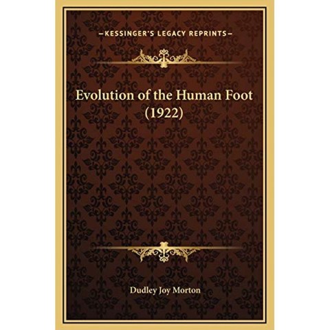 인간 발의 진화 (1922), 단일옵션