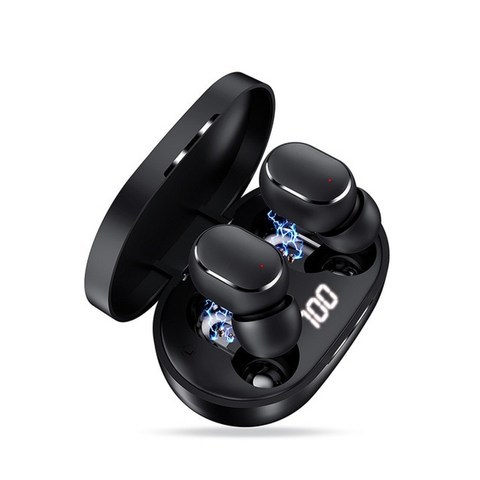 Auriculares TWS auriculares inalámbricos con Bluetooth 9D estéreo HIFI con pantalla LED cancelación, M3