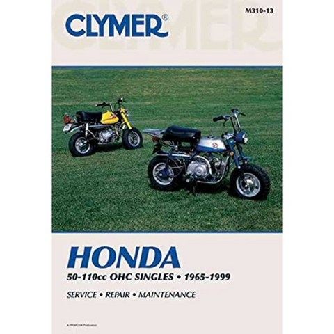 Clymer Honda 50-110cc OHC Singles 1965-1999 : 서비스 수리 유지 보수 (Clymer Motorcycle), 단일옵션