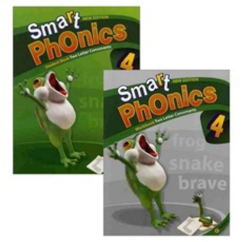 Smart Phonics 4 StudentBook + WorkBook 세트 전2권 + CD, 이퓨쳐