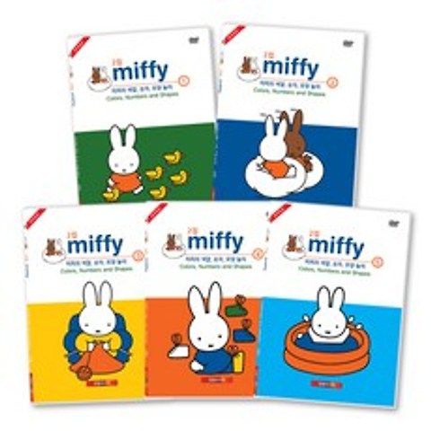 미피 색깔 숫자 모양 놀이 유아영어 DVD 2집 세트, 10CD