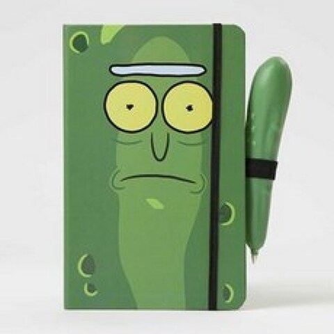 Rick and Morty: Pickle Rick Hardcover Ruled Journal with Pen Hardcover, Insights