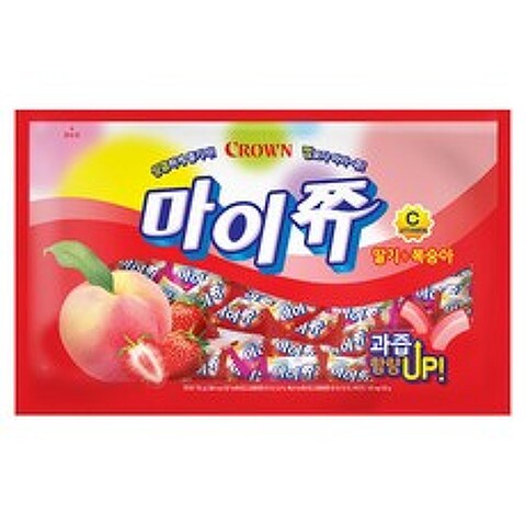 마이쮸 츄잉캔디 딸기 복숭아, 720g, 1개