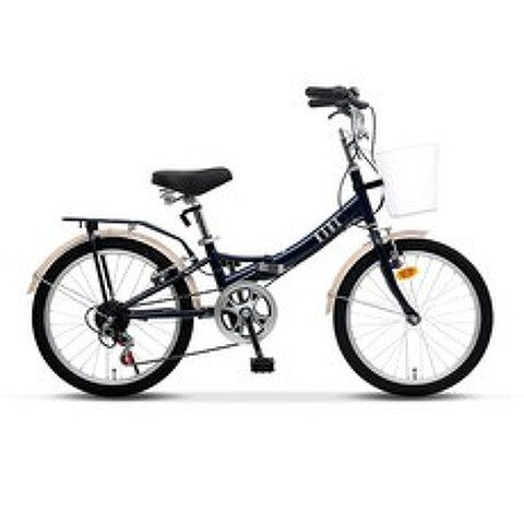 삼천리자전거 카라 접이식 7단 폴딩 자전거, 다크블루