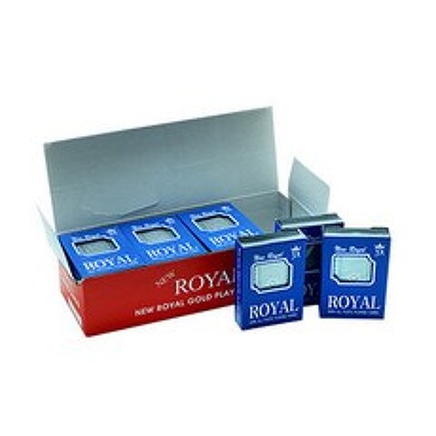 Royal 트럼프 카드세트 플라스틱 12p, 혼합색상