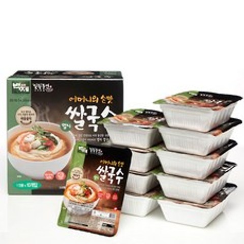 백제 일월풍면 어머니의 손맛 멸치쌀국수, 100g, 10개