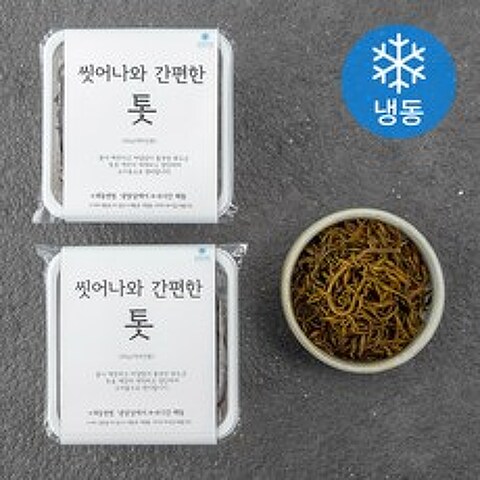 해맑은번영 간편한 씻어나온 생톳 (냉동), 200g, 2개