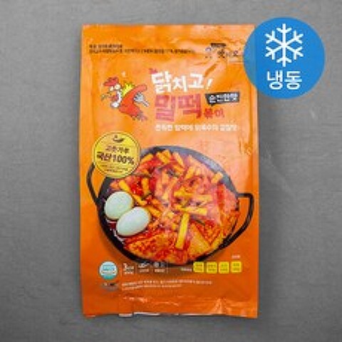 맛의고수 닭치고 밀떡볶이 순진한맛 (냉동), 890g, 1개