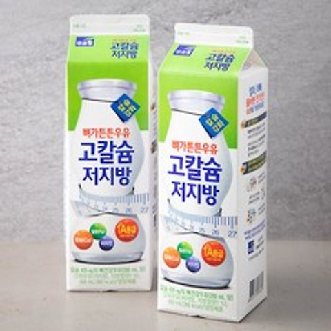 푸르밀 고칼슘 저지방 우유, 900ml, 2개