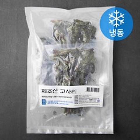 제주산 고사리 3봉 (냉동), 600g, 1개