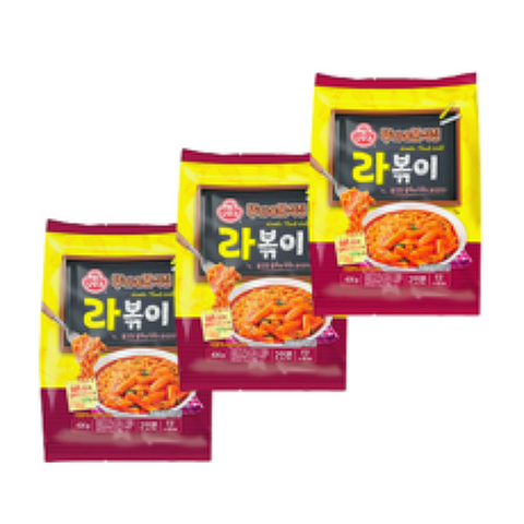 오뚜기 뚜기네 분식집 라볶이, 436g, 3개