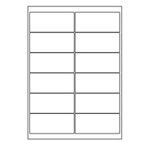 오피스라벨 A4 라벨지 12칸(2x6) 100매 흰색 주소용라벨 우편발송용라벨 DM용라벨 폼텍 규격 라벨용지 라벨지