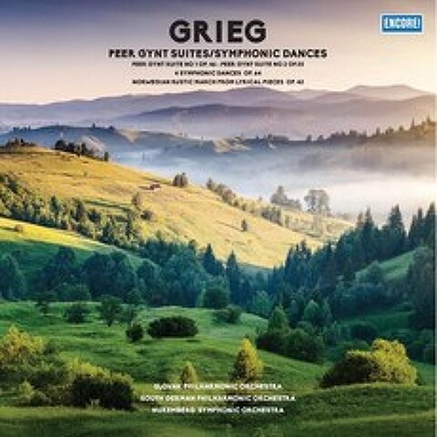 Slovak Philharmonic Orchestra 그리그: 페르귄트 모음곡 왈츠 (Grieg: Peer Gynt Suites Op.46 Op.55 ..., Bellevue, Slovak Philharmonic Orchest..., 음반/DVD
