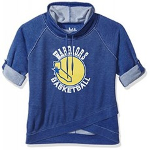 Touch by Alyssa Milano NBA Golden State Warriors Wildcard Top Plus 3X Royal, 단일옵션