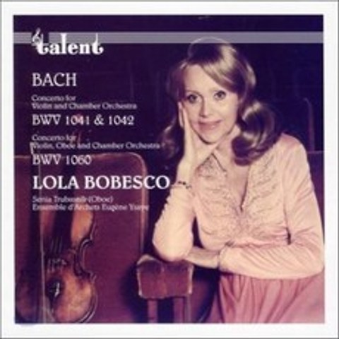 Lola Bobesco 바흐: 바이올린 협주곡집 (Bach: Concerto for Violin BWV 1041 1042) 롤라 보베스코 [LP]